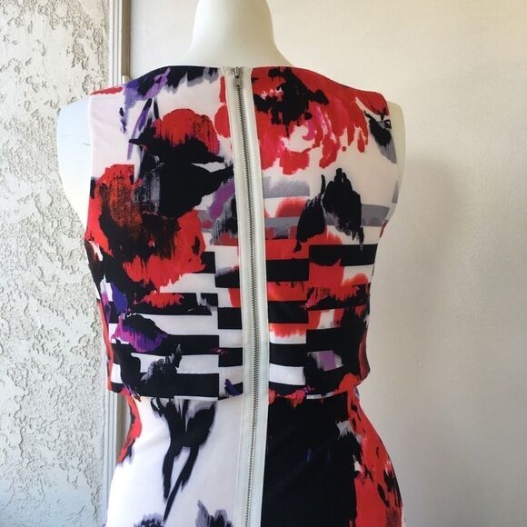 NWT INC Floral Sleeveless Bodycon dress. S… - Picture 4 of 6